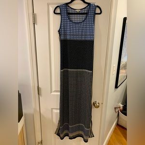 Max Studio size small printed maxi dress
